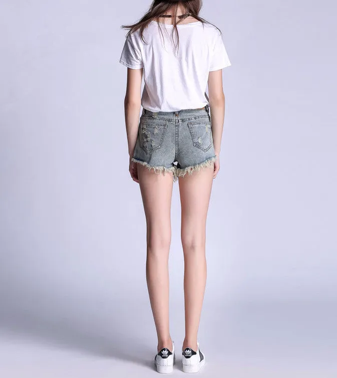 Stylish Female Denim Shorts
