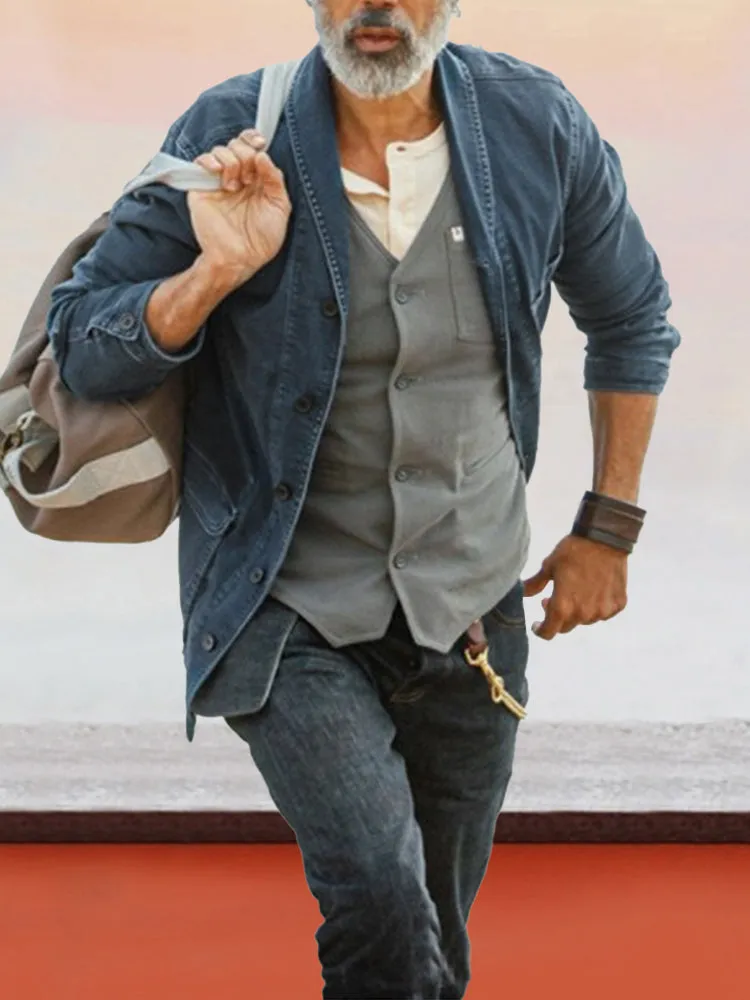 Stylish Leisure Denim Jacket
