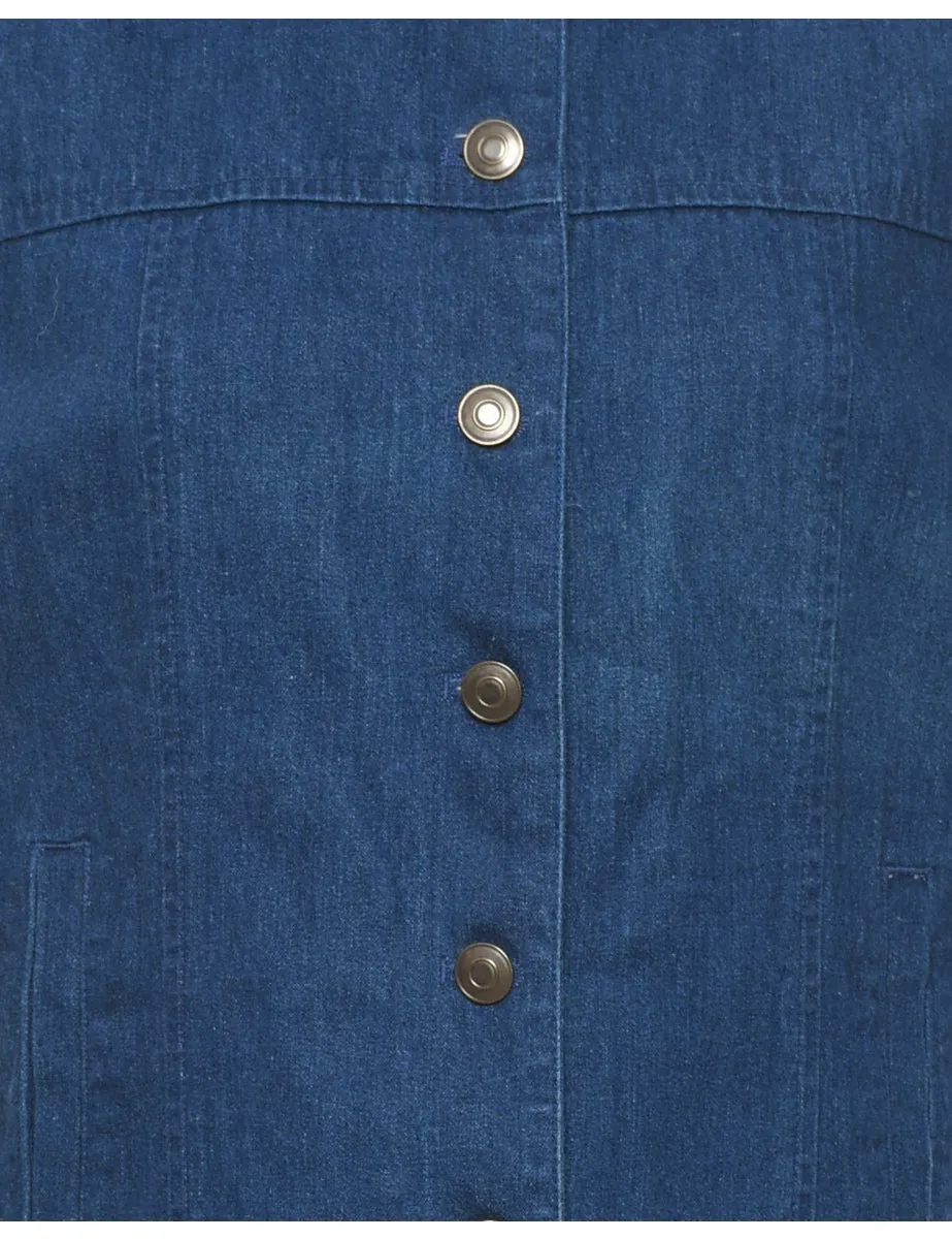 Talbots Denim Jacket Vest - M