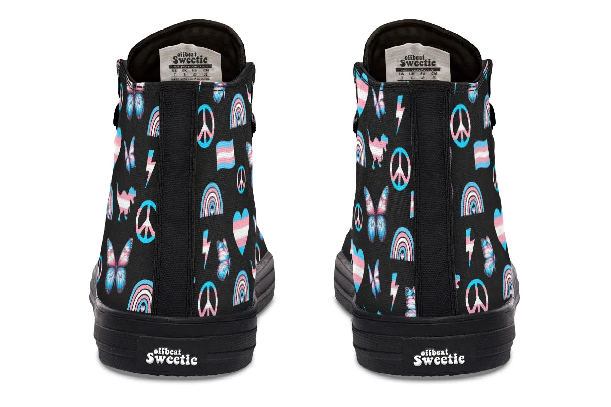 Trans Love High Tops