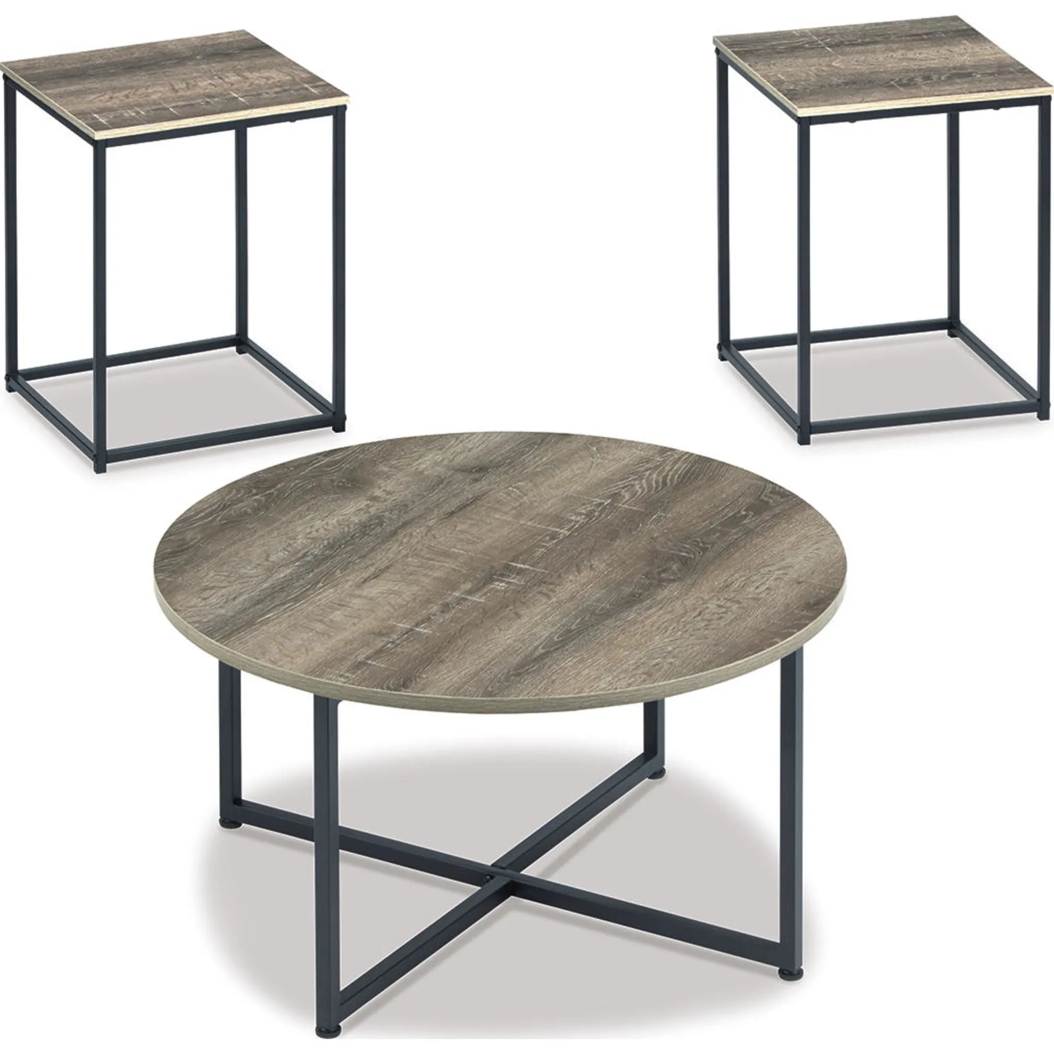 Wadeworth 3 Pack Tables - Two-tone