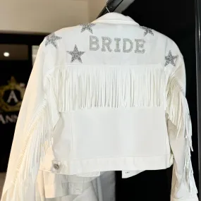 Western Fringe Denim Jacket
